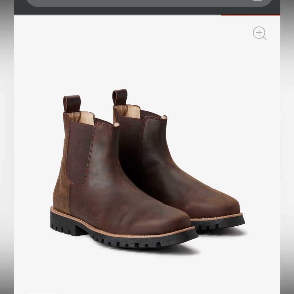 NEW Men’s Chestnut Line of Trade The Foundation Chelsea Boots